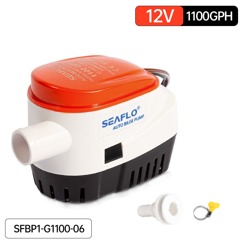 Bomba de Porão Automática 12 Volts 1100 GPH = FRETE GRÁTIS - Jig Brasil