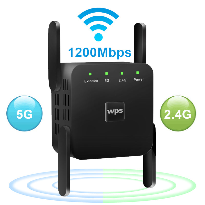 Repetidor WiFi 5G 1200 Mbps 2.4G Frequência FRETE GRÀTIS - Jig Brasil