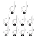 Anzol Patinha 100 Peças 1# a 10# Aço Carbono FRETE GRÁTIS