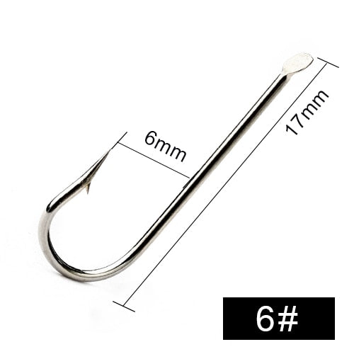 Anzol Patinha de Aço Carbono 1 # a 10 # Caixa com 100 Peças FRETE GRÁTIS - Jig Brasil