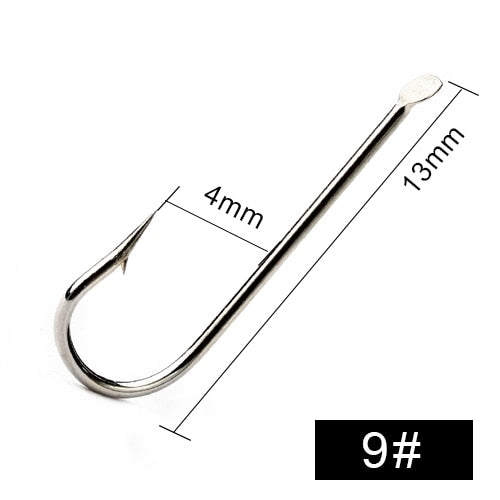 Anzol Patinha de Aço Carbono 1 # a 10 # Caixa com 100 Peças FRETE GRÁTIS - Jig Brasil