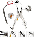Alicate de Pesca Fish Grip e Tesoura em Titânio Kit = FRETE GRÀTIS - Jig Brasil