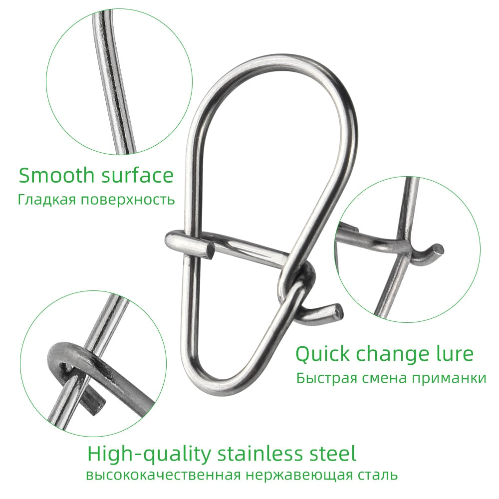 Snap em Aço Inox 304 100pcs 00 a 3# FRETE GRÁTIS - Jig Brasil