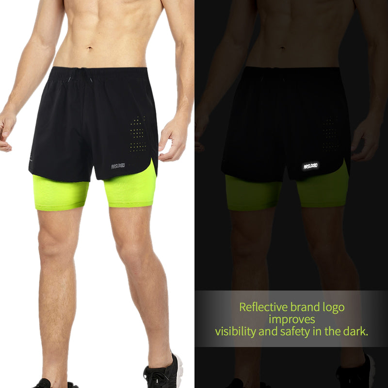 Short de Corrida com Forro Térmico Secagem Rápida RUNNING SHORT Frete Grátis - Jig Brasil