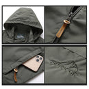 Jaqueta Militar Masculinas à prova D'água com Capuz. - Jig Brasil