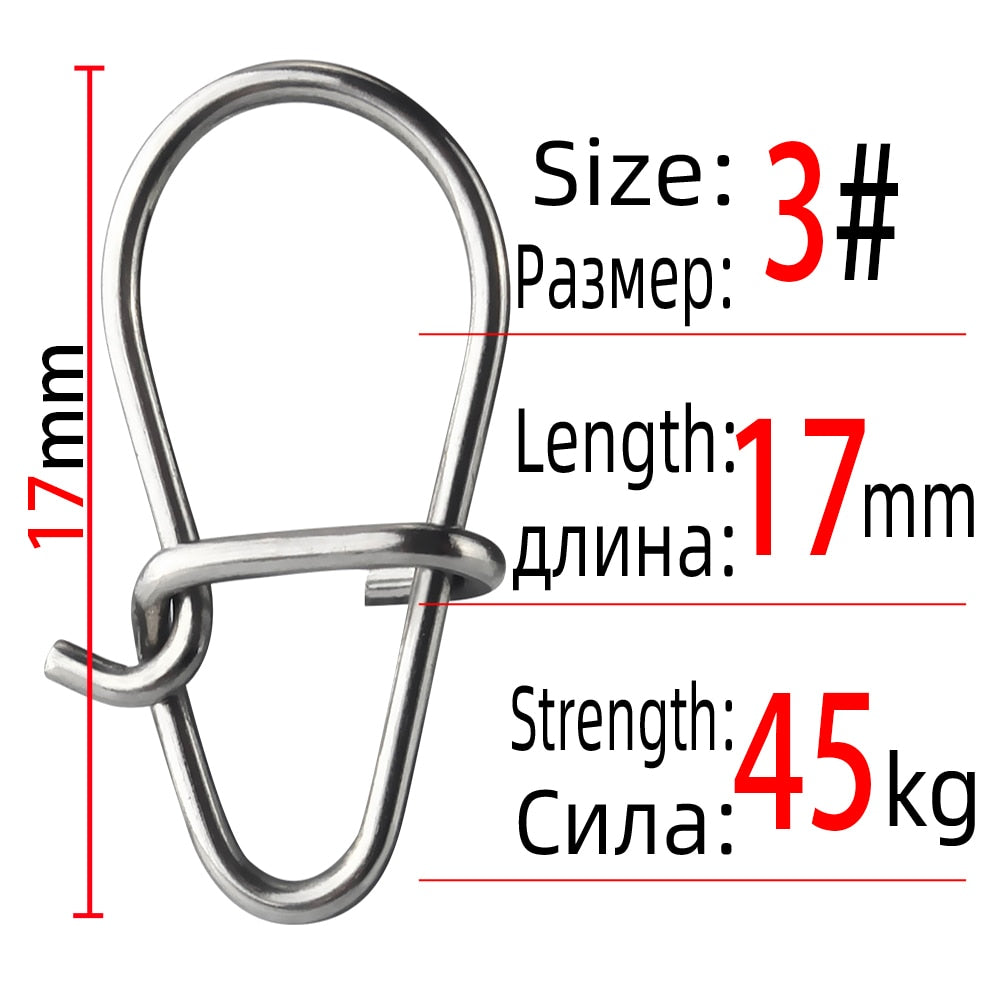 Snap em Aço Inox 304 100pcs 00 a 3# FRETE GRÁTIS - Jig Brasil